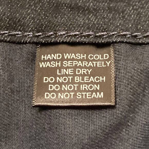 Blue Delta Jeans Dark Blue Vintage Denim Size 36 - Picture 8 of 8